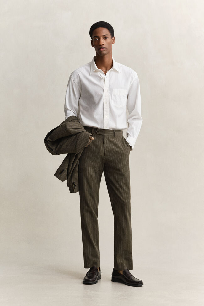 Anzughose mit Nadelstreifen