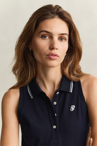 &Auml;rmelloses Piqu&eacute;-Polokleid