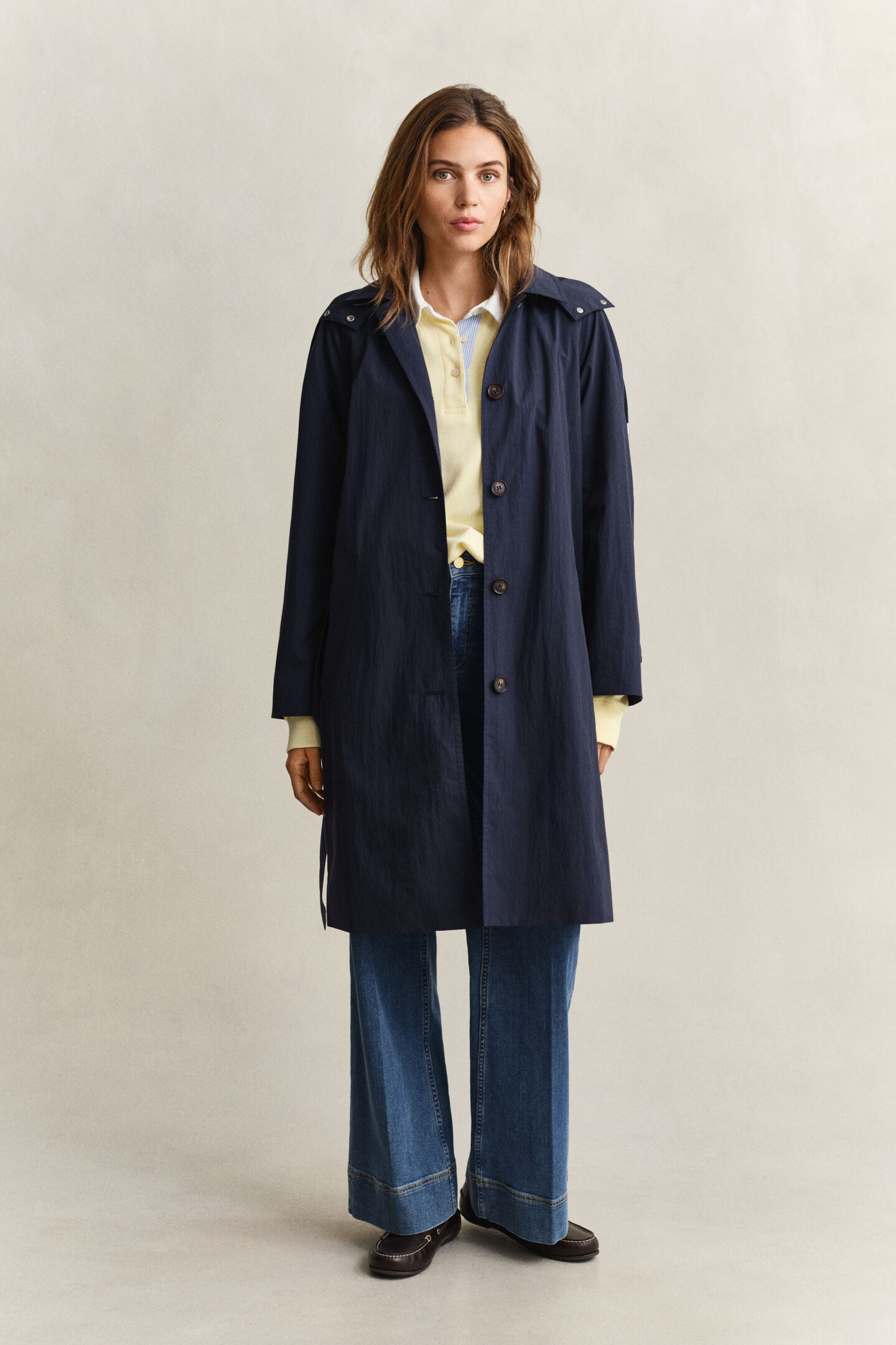 Windmantel mit G&uuml;rtel