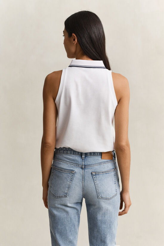 &Auml;rmelloses Piqu&eacute;-Poloshirt