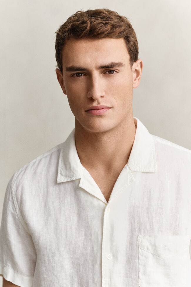 Kurzarmhemd aus Leinen