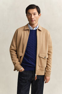 Sweatjacke mit Rei&szlig;verschluss aus Romanit