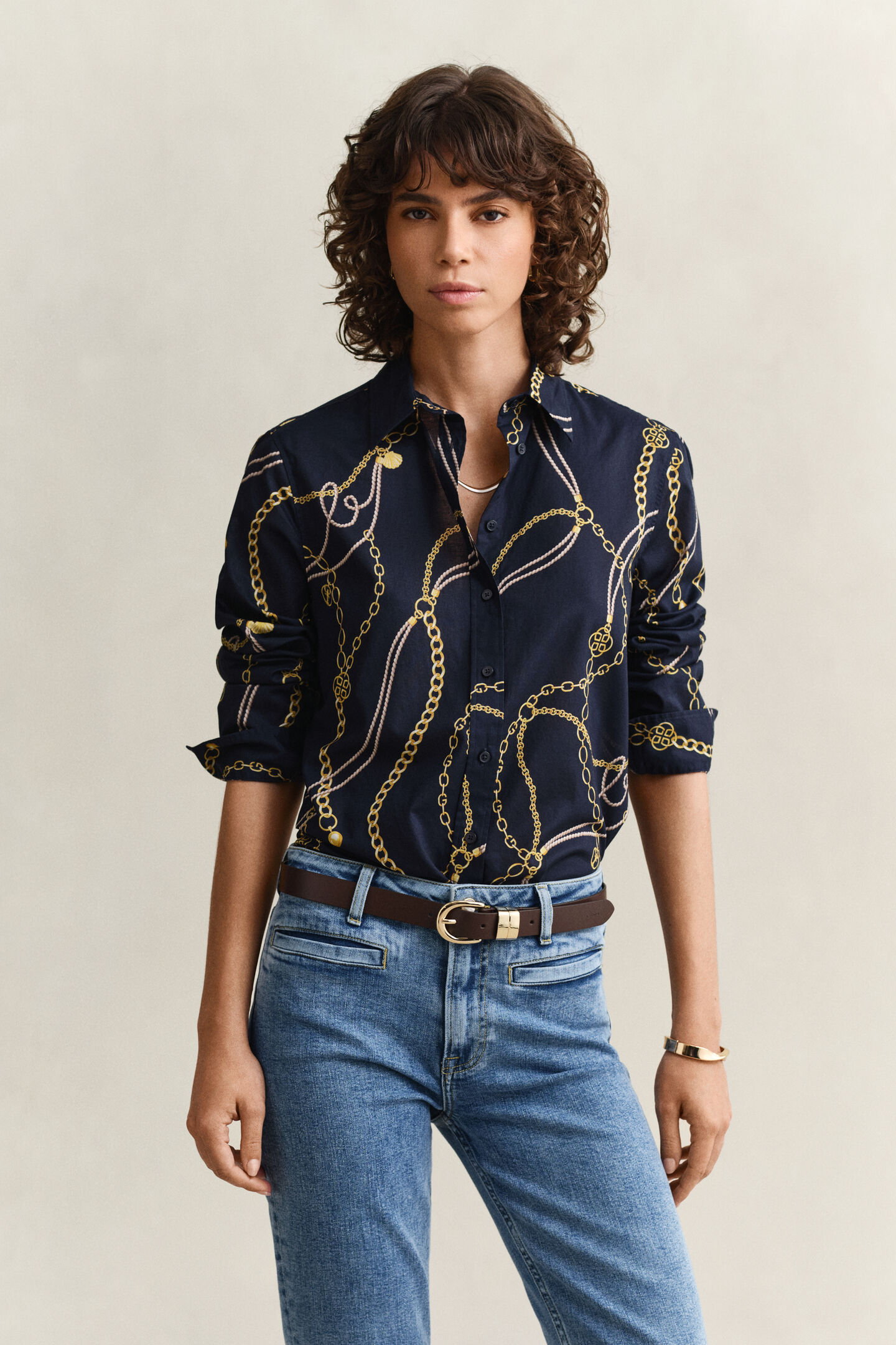 Bluse aus Baumwoll-Voile