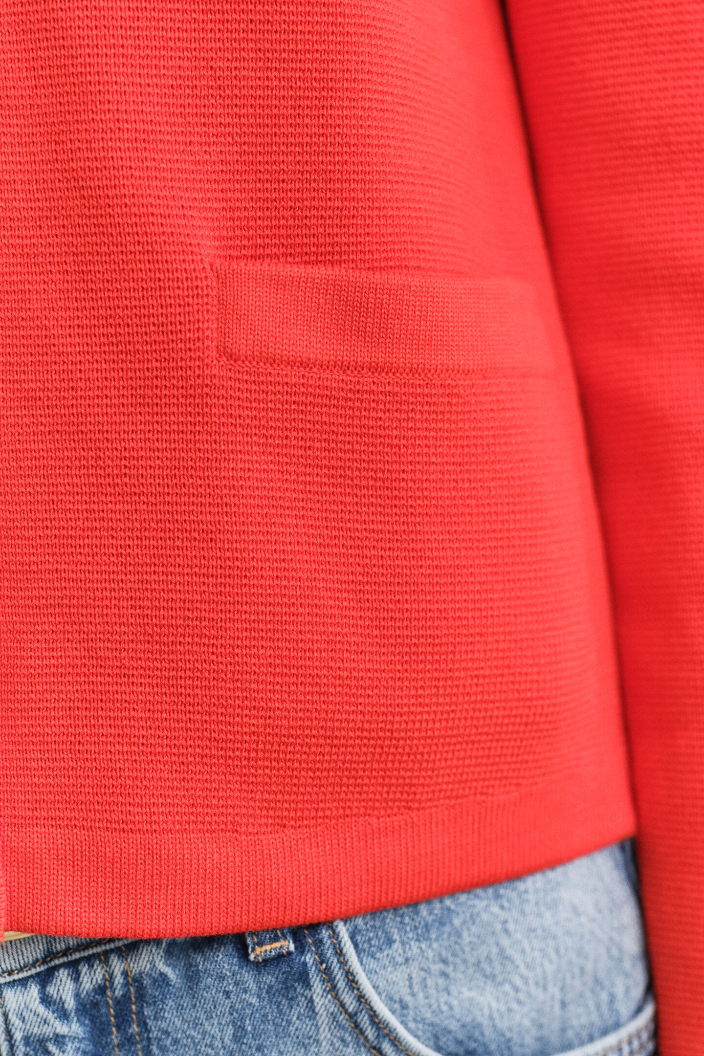 Gestrickte Jacke aus Baumwolle