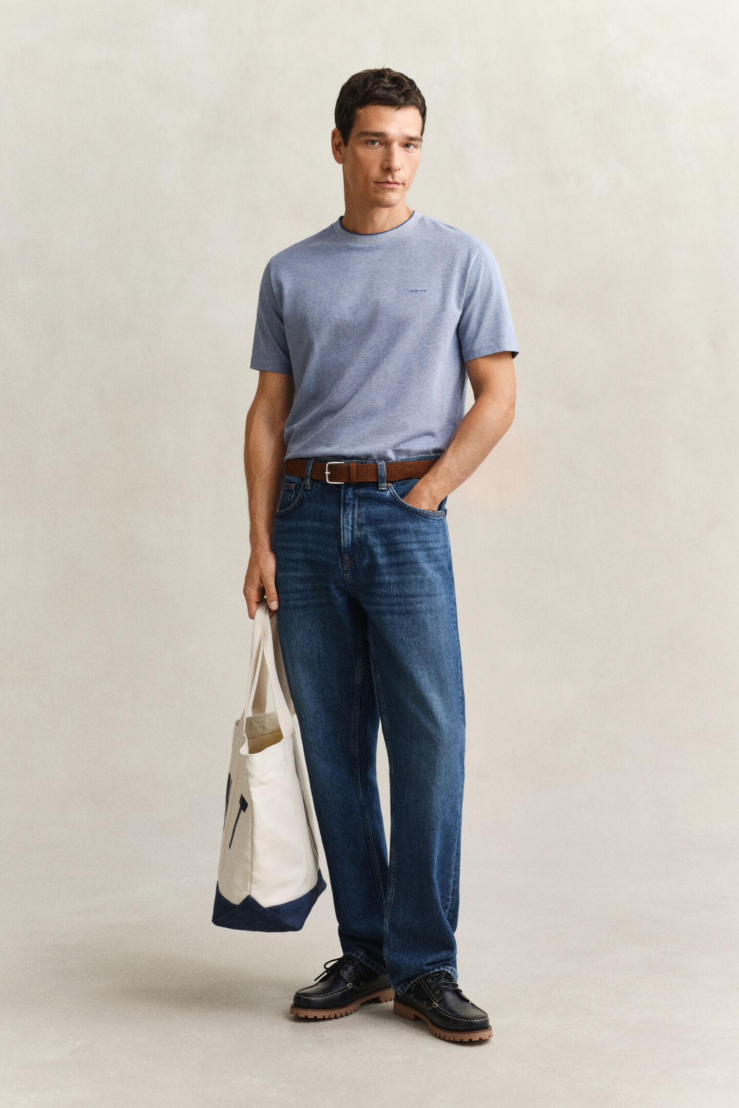 Two-Toned Piqu&eacute; T-Shirt