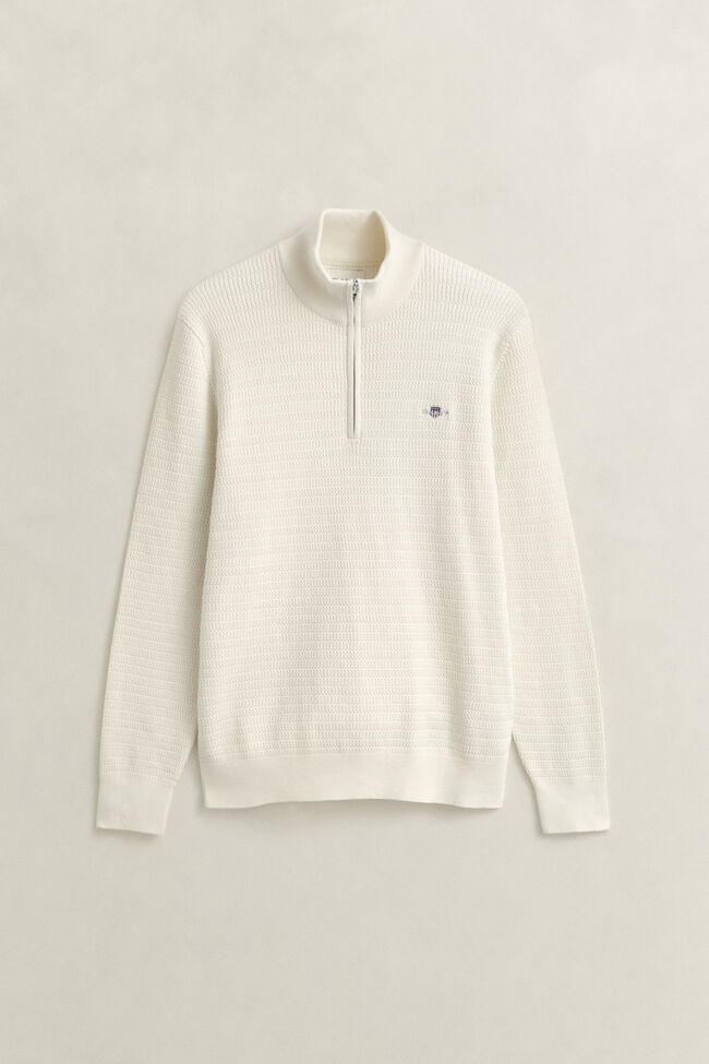 Troyer mit Mini-Zopfstrickmuster