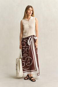 &Auml;rmelloses Top aus Spitzenstrick