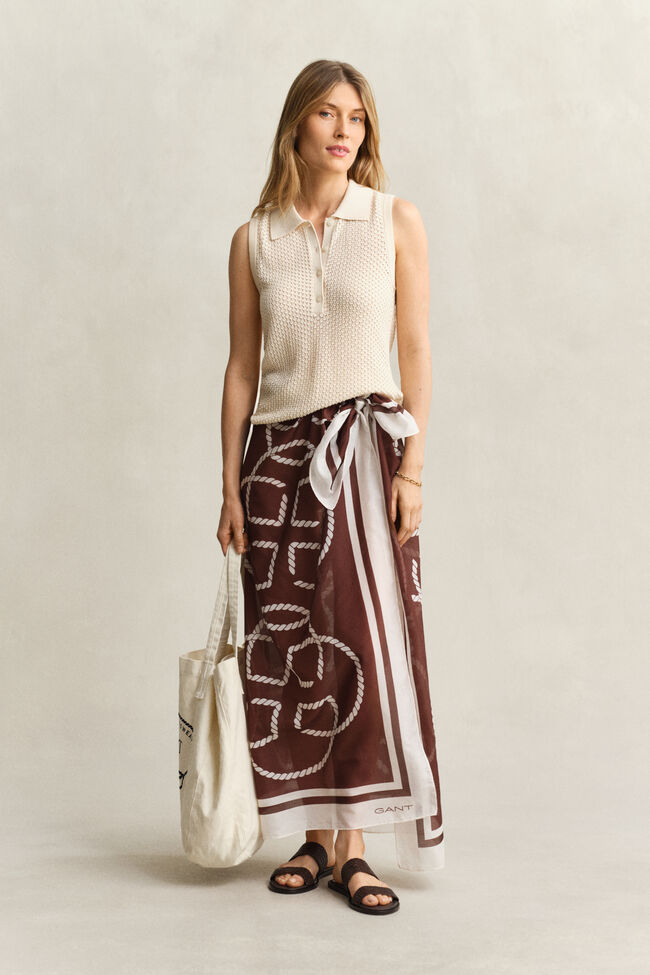 &Auml;rmelloses Top aus Spitzenstrick