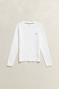 Teen Girls Pullover mit Zopfmuster