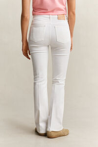 Monogram Jeans mit ausgestelltem Bein