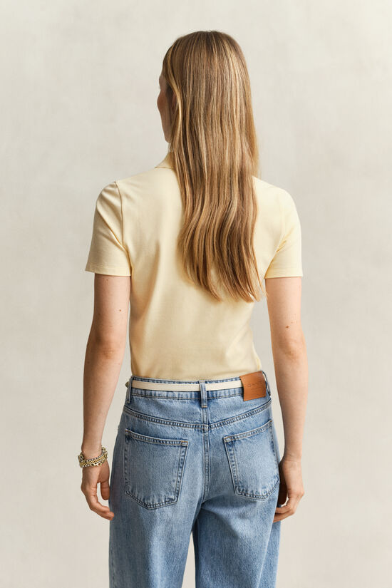 Slim Fit Archive Shield Piqu&eacute; Poloshirt