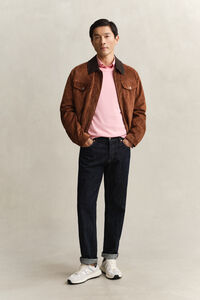 Rundhalspullover aus Baumwolle