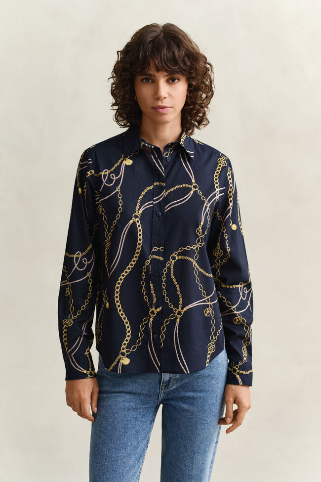 Bluse aus Baumwoll-Voile