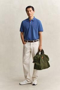 Kontrast Piqu&eacute; Poloshirt