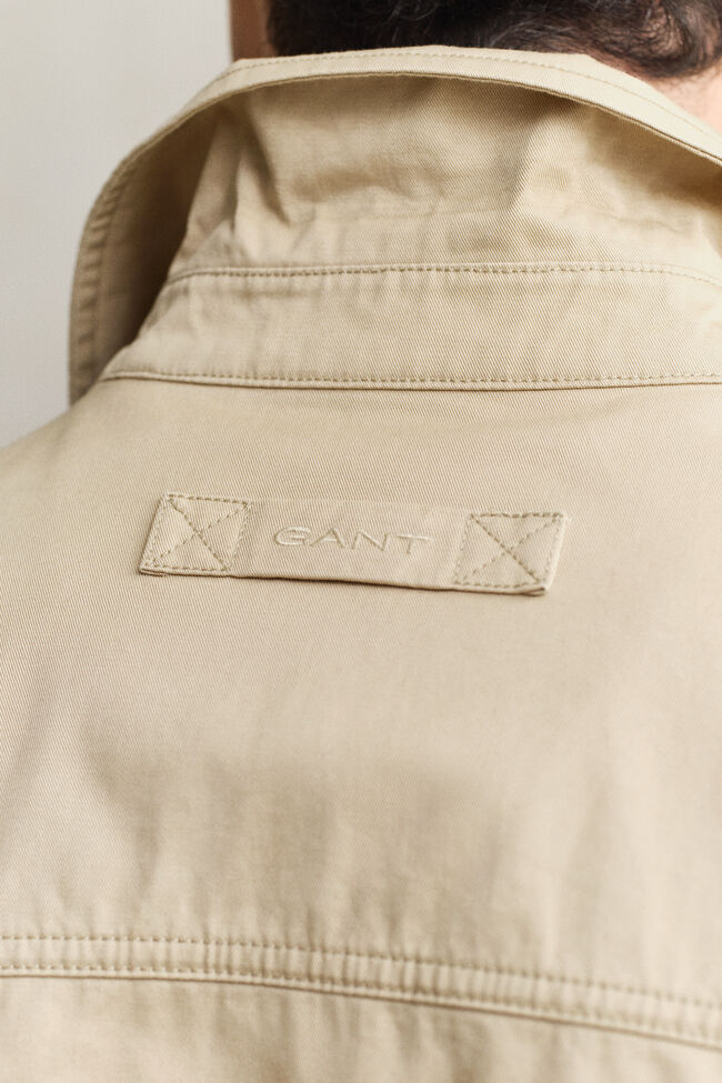 Windcheater Jacke aus Baumwolle