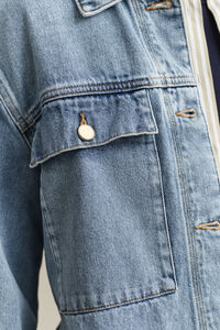 Jeansjacke zum Binden