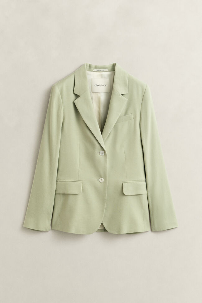 Stretch-Blazer aus Leinen