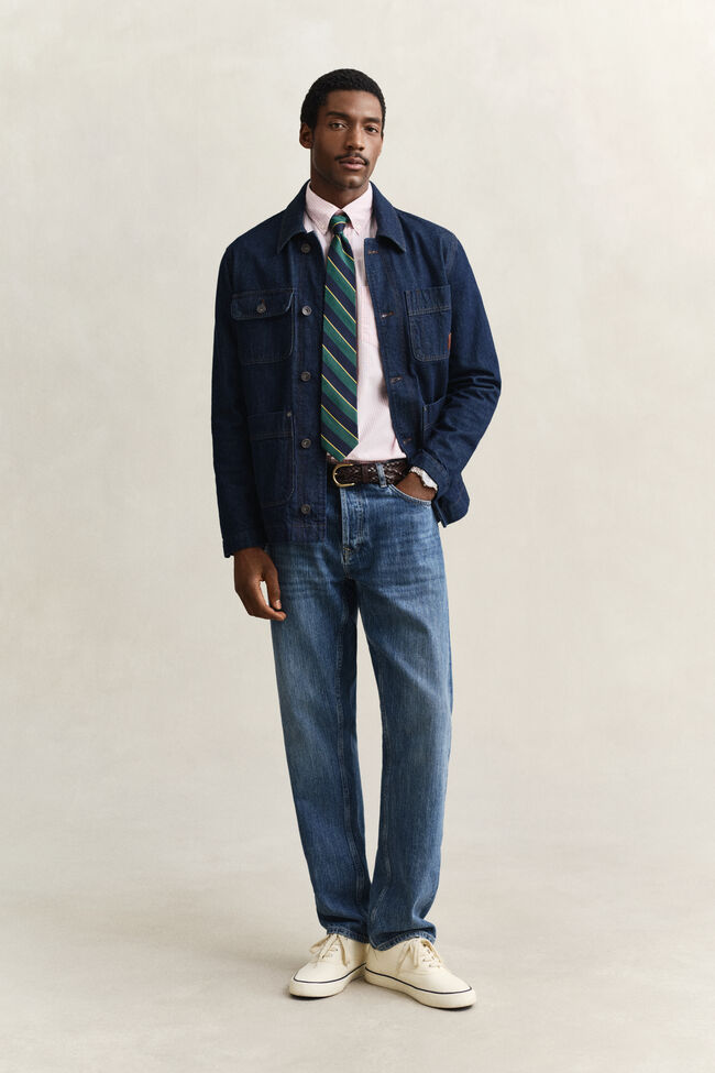 Banker Stripe Classic Oxford-Hemd