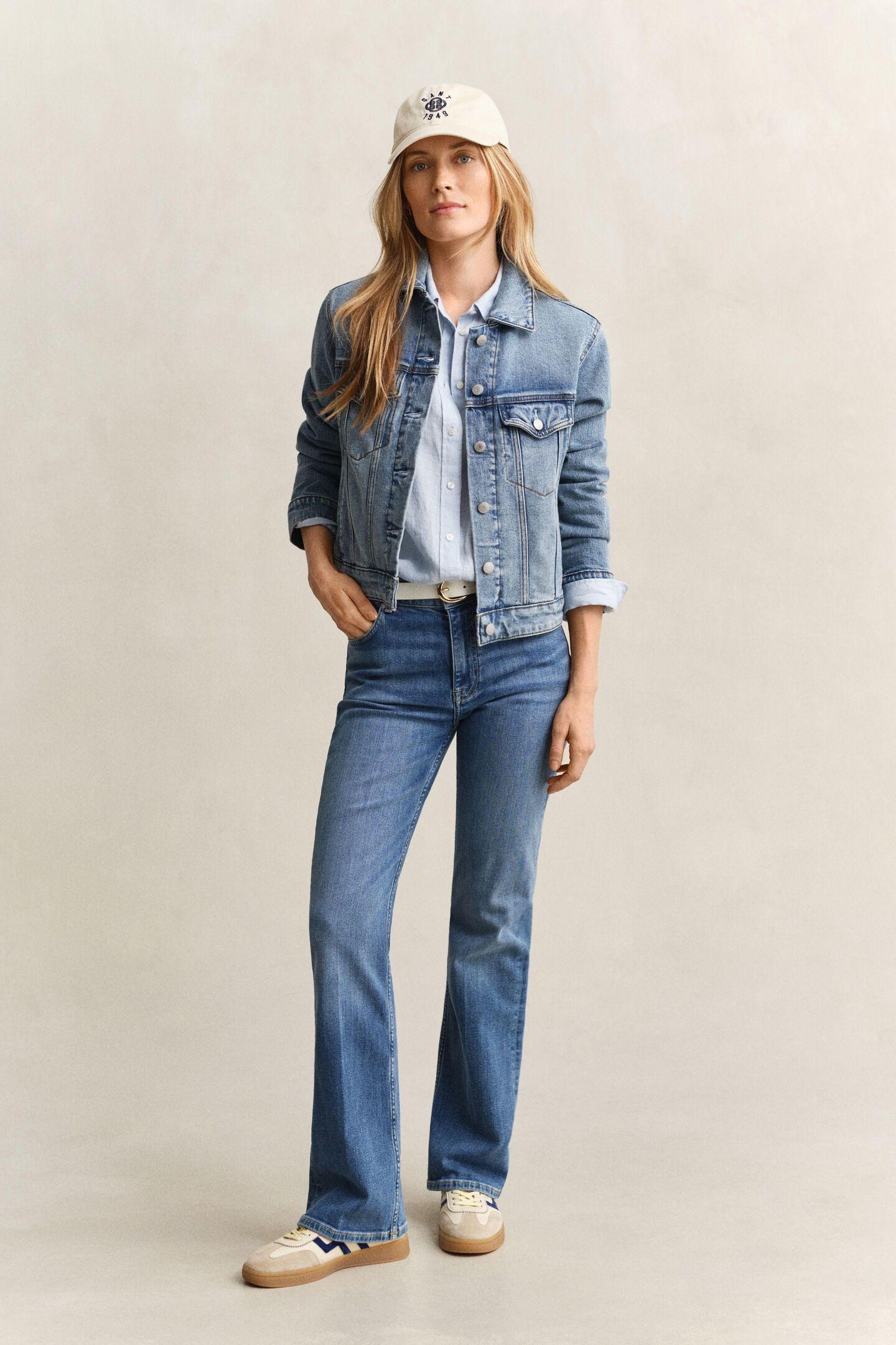 Regular Fit Leinen Bluse