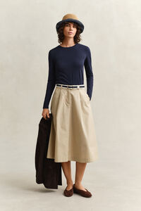 Langarm-Shirt aus Baumwolle