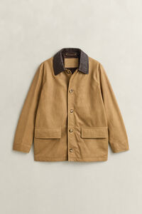 Decker-Jacke aus Leder