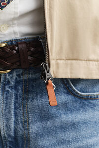 Windcheater Jacke aus Baumwolle