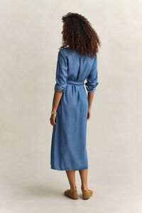 Chambray Hemdblusenkleid