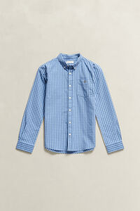 Teen Boys Gingham Popeline-Hemd
