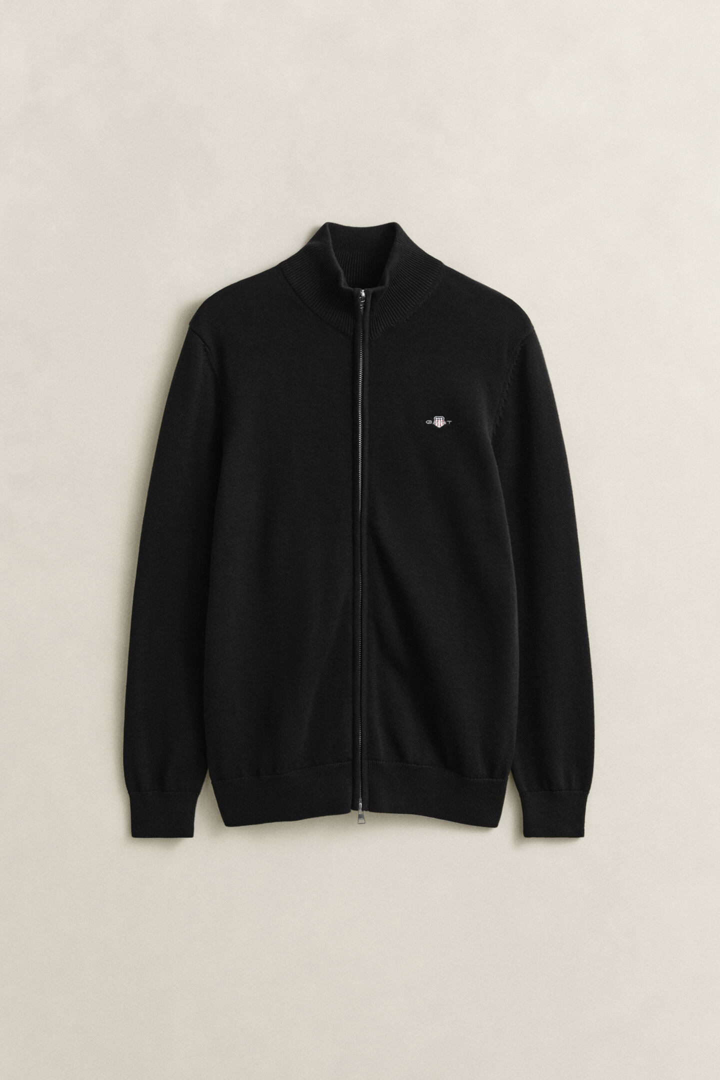 Casual Cotton Strickjacke mit Rei&szlig;verschluss