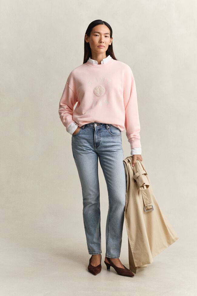 Graphic Rundhals-Sweatshirt