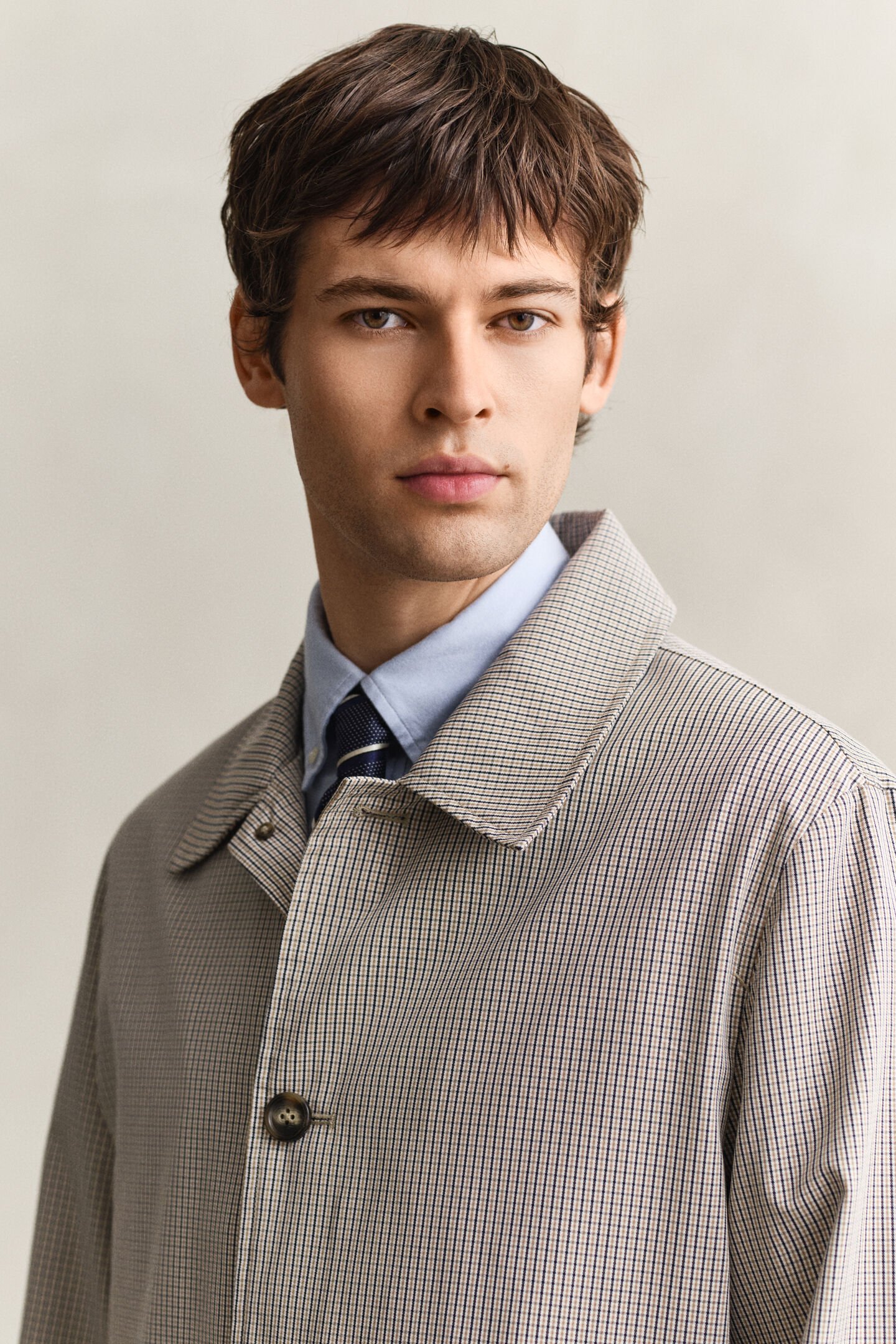 Kurzmantel aus Baumwollmischung