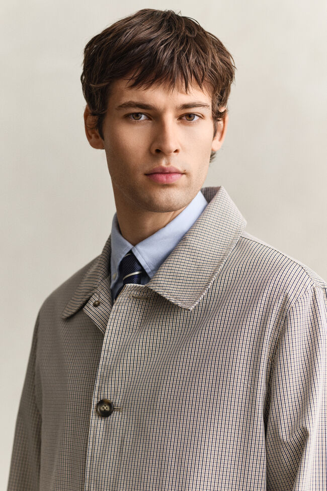 Kurzmantel aus Baumwollmischung