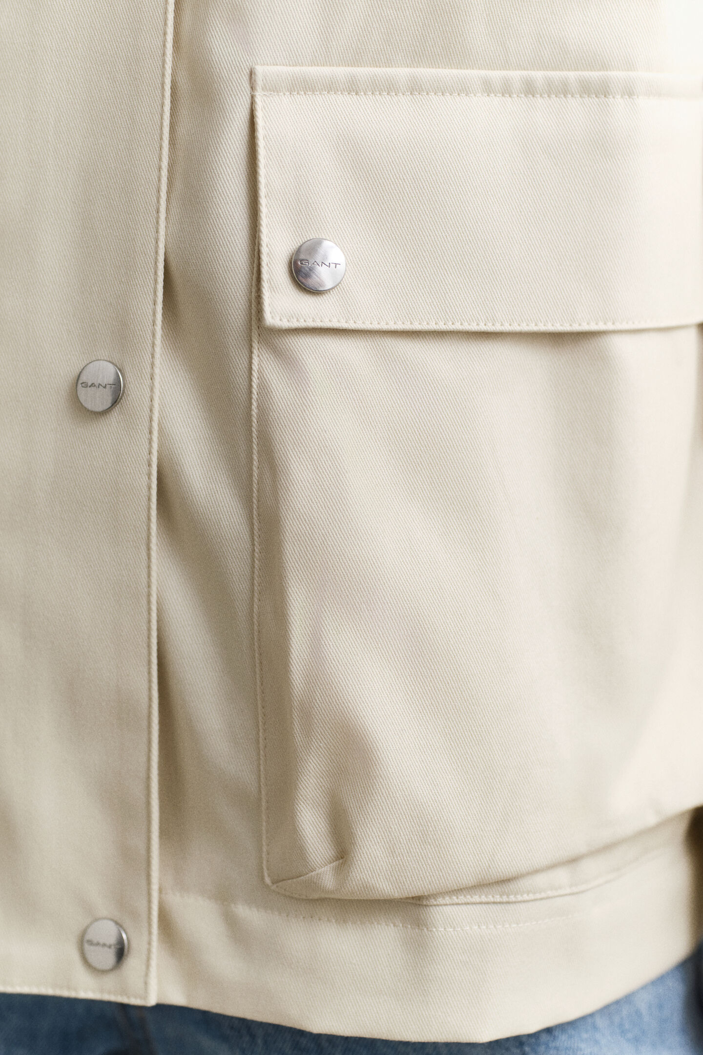 Decker-Jacke aus Baumwolle