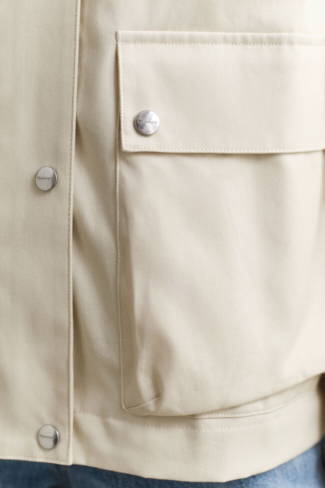 Decker-Jacke aus Baumwolle