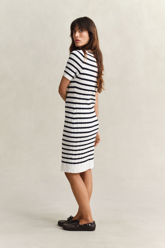 Zopfstrick Kleid aus Baumwolle